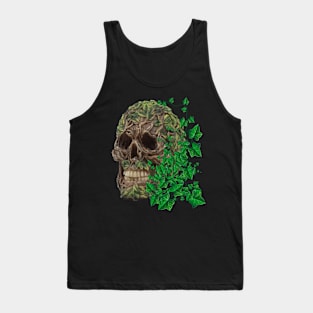 Unique Cool Tree Spirit Skull Tank Top